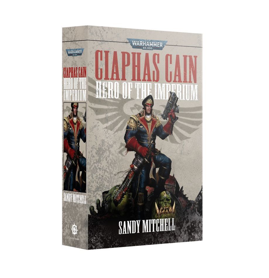 Warhammer 40000 Ciaphas Cain Hero of The Imperium omnibus edition book cover.