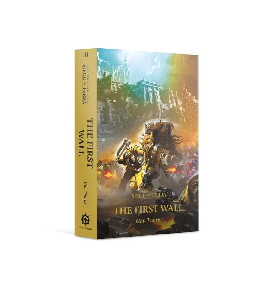 Warhammer: The First Wall book cover by Gav Thorpe.