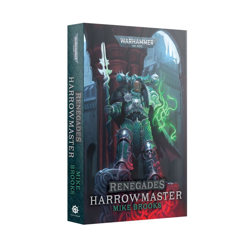 Warhammer 40000: Renegades Harrowmaster book cover by Mike Brooks.