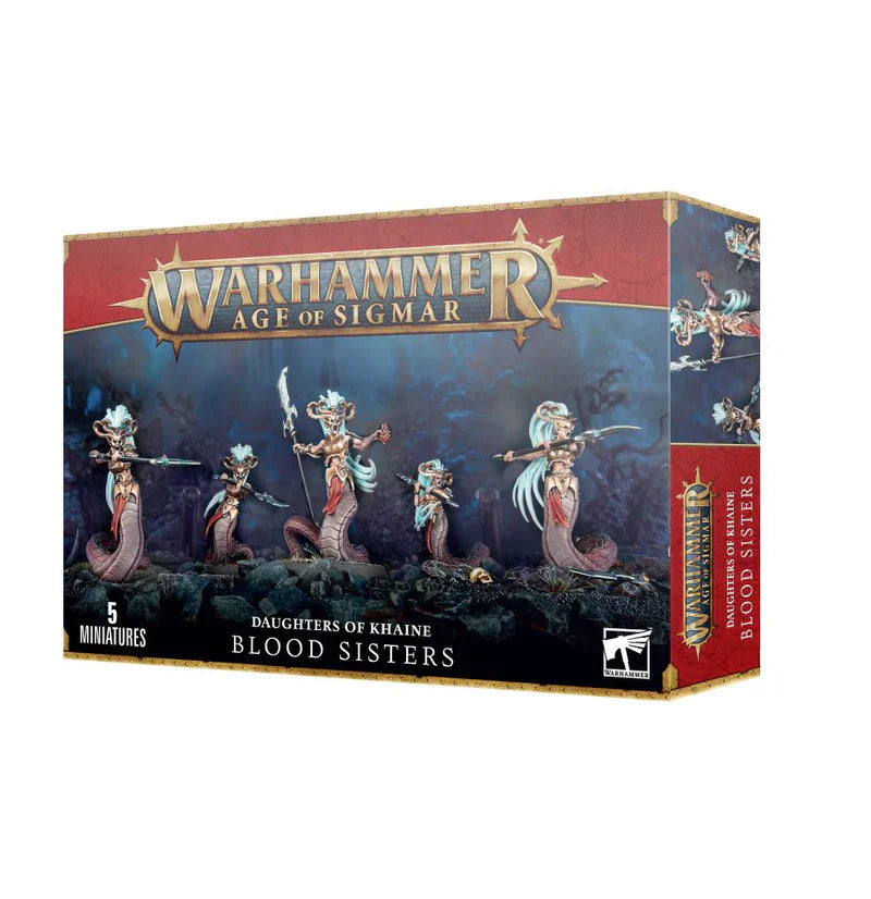 Melusai Blood Sisters miniatures box set from Daughters of Khaine in Warhammer Age of Sigmar.