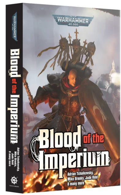 Blood of the Imperium Black Library book cover featuring Warhammer 40,000 artwork.