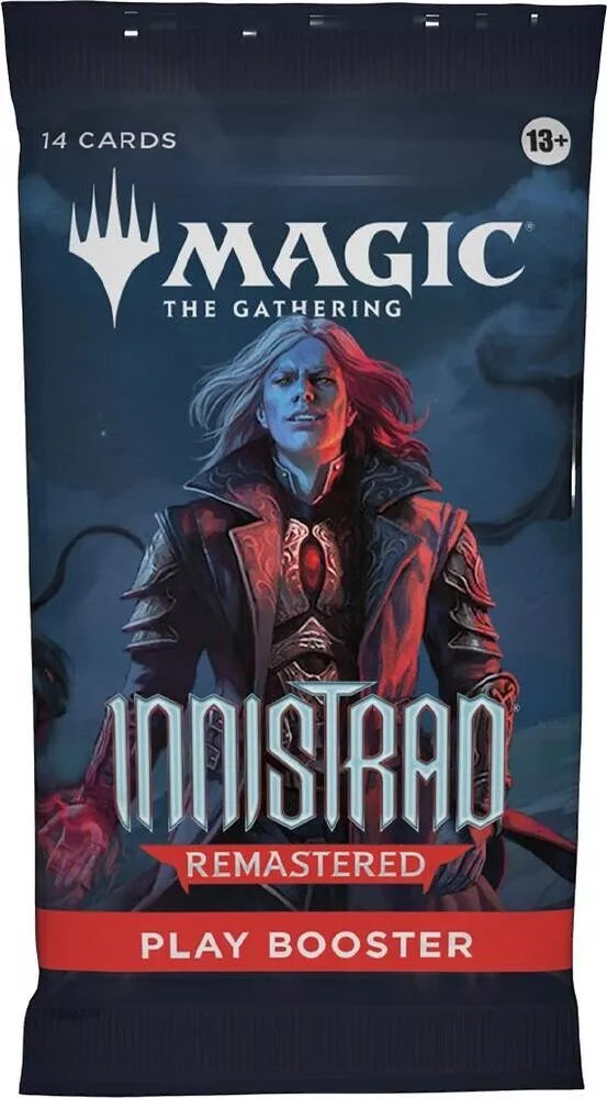 Magic The Gathering Innistrad Remastered Play Booster single pack with 14 cards.